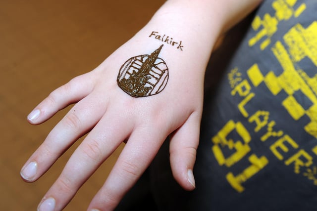 The Navy Blue Henna Tattoo.