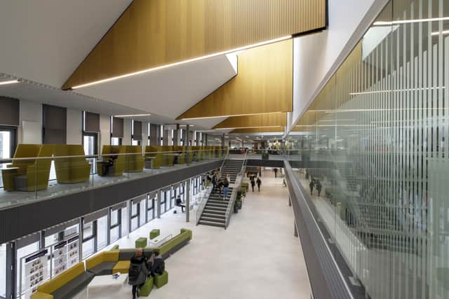 A glimpse inside Forth Valley College's award-winning Falkirk campus