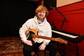 Craig Eddie has been in the studio and will be releasing a new independent single, Strive in May.  Pic: Michael Gillen.