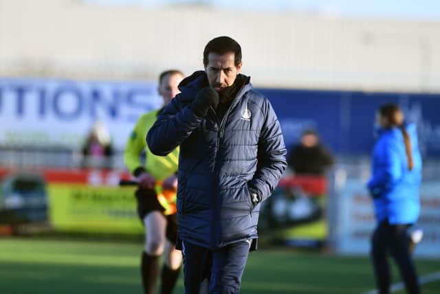 Head coach Martin Rennie cuts a frustrated figure on the touchline