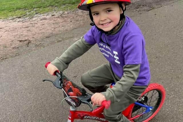 Theo Hardie won the Young Fundraiser Award at this year's Pride of Scotland Awards (Picture: Michael Gillen, National World)