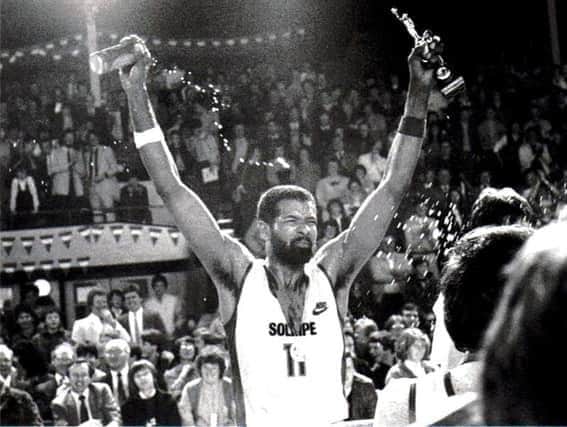 Basketball legend Bobby Kinzer back in his heyday as Team Solripe's star (Photo: The Falkirk Herald)