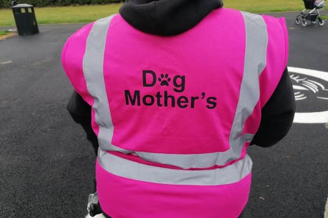 The Dog Mothers now have their own striking pink vests to wear while they do their bit to look after Inchyra Park