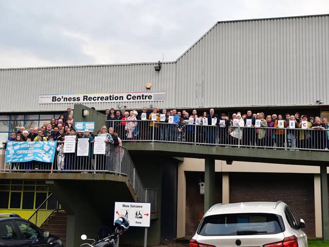 Protest to save Bo'ness Recreation Centre on Thursday evening
