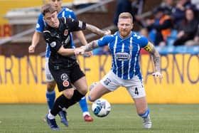 Matty Yates in action against Killie (Photo: Alan Harvey/SNS)