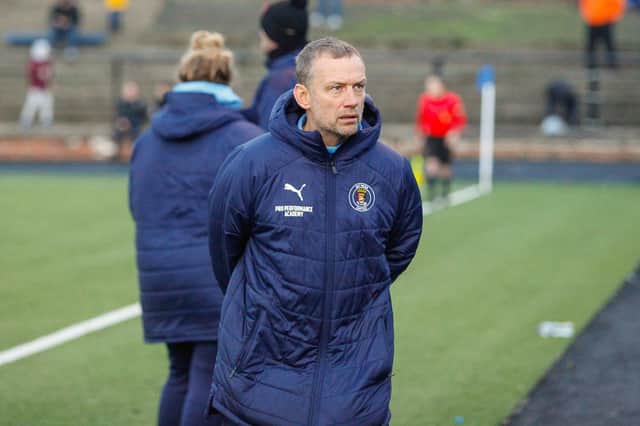Bo'ness United manager Max Christie was frustrated on Saturday