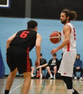 Bantu Burroughs in action against St Mirren as Falkirk Fury lost out in overtime to crash out of the Scottish Cup (Photo: Alex Johnson)