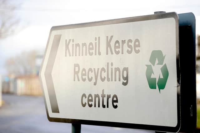 Residents will be flocking to Kinneil Kerse Recycling Centre, Grangemouth Road, for its re-opening on Monday