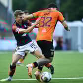 Finn Yeats is looking forward to fighting for his place in the Falkirk team after Layton Bisland joined on loan this week (Photo: Michael Gillen)