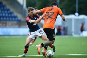 Finn Yeats is looking forward to fighting for his place in the Falkirk team after Layton Bisland joined on loan this week (Photo: Michael Gillen)
