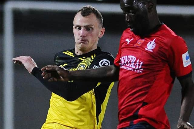 Striker Jaime Wilson netted a hat-trick as a trialist for Falkirk last Saturday
