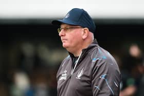 John McGlynn says that financial constraints will make it difficult for Falkirk to get up this season (Pic by Michael Gillen)