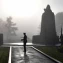 The district came together in acts of Remembrance on Sunday - this from the Grangemouth ceremony.