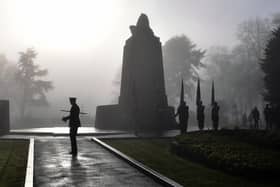 The district came together in acts of Remembrance on Sunday - this from the Grangemouth ceremony.