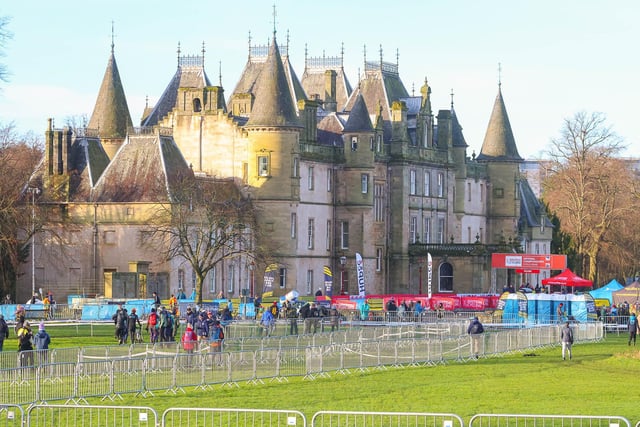 Callendar House provided a backdrop for the event which attracted top riders from across the country.