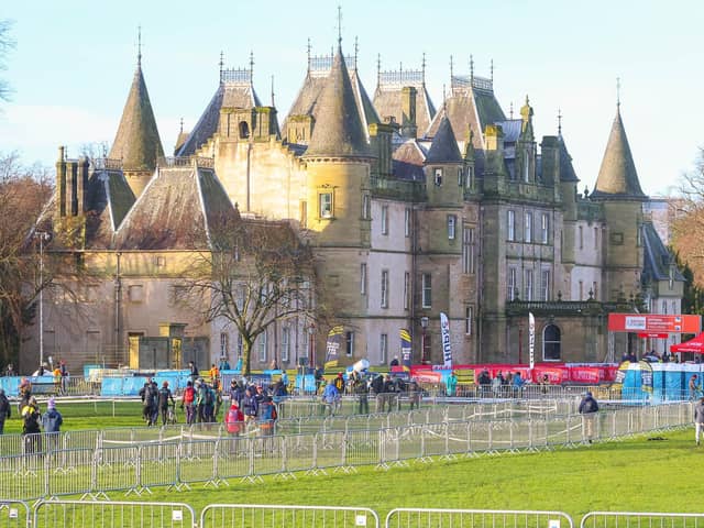 Callendar House provided a backdrop for the event which attracted top riders from across the country.