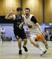 Eddie Leginas on the ball for Falkirk Fury (Photo: Alex Johnson)