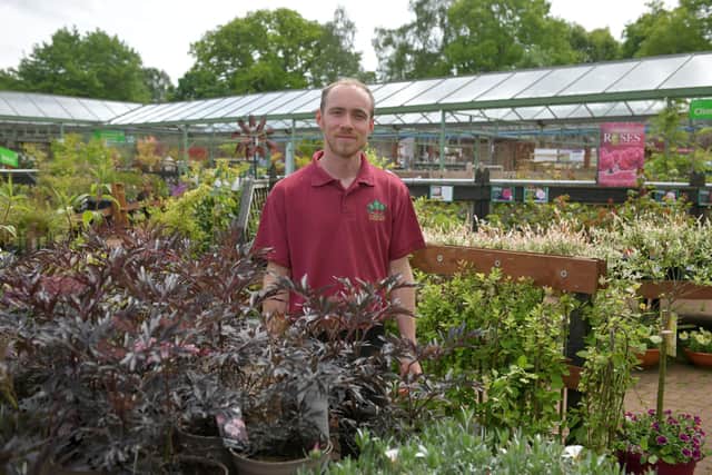 Jamie Stevenson is getting Larbert's Torwood Garden Centre ready for business again