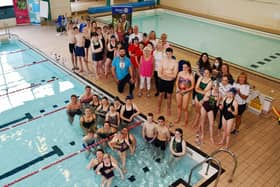 Rotary Club of Falkirk Swimarathon supporting local charities and Strathcarron Hospice