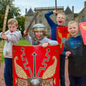 Harry 11, Callum, 8, Robbie, 8, and Lachlan, 11 enjoy the Open Doors at Kinneil House.  (pic: Scott Louden)
