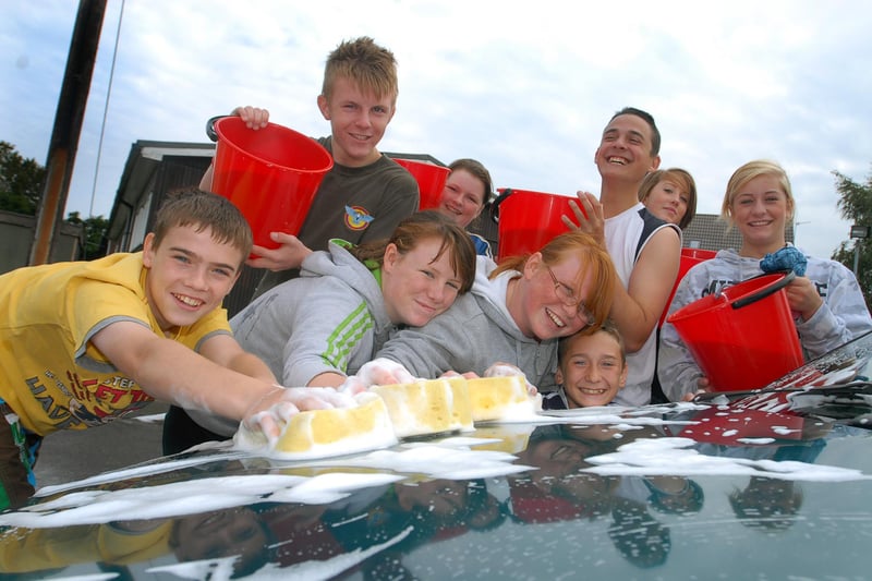 These air cadets had vehicles looking brand new in a car wash challenge 12 years ago. Are you pictured?