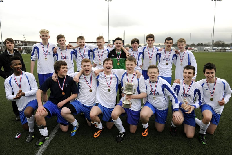 Forth Valley League Cup Final winners Graeme High School.