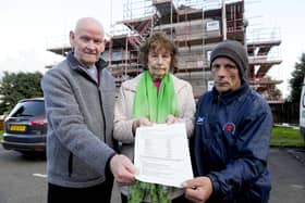 In 2017 these residents in High Street, Bonnybridge were complaining about £15,000 bills for repairs to their former council houses.