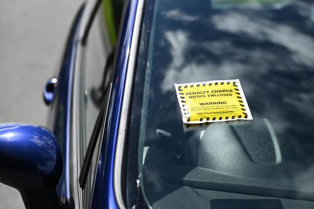 Around 17 parking tickets a day are issued in Falkirk Council area