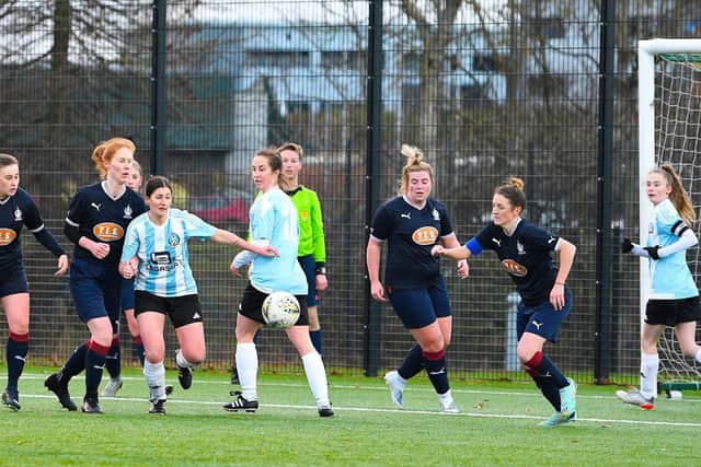 Falkirk picked up a point away to second-placed Westdyke on Sunday afternoon in SWF League One (Photo: Jill Runcie/SportPix)