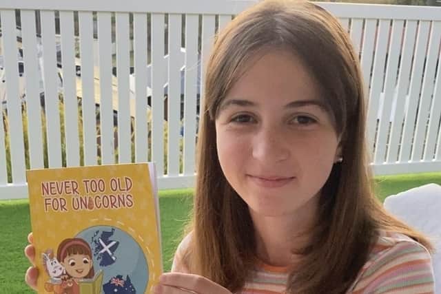 Teen author Lucy Hardie from Falkirk who now lives in Australia. Pic: Contributed