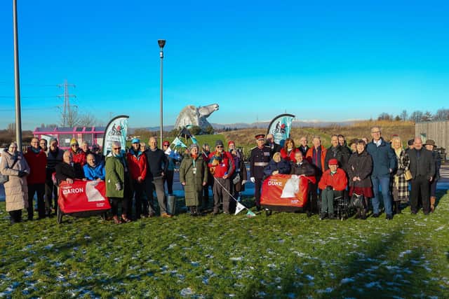 Cycling Without Age Scotland hosted the ceremony as part of The Queen's Green Canopy initiative last week and it also recognised its own volunteers.  Pic: Scott Louden.