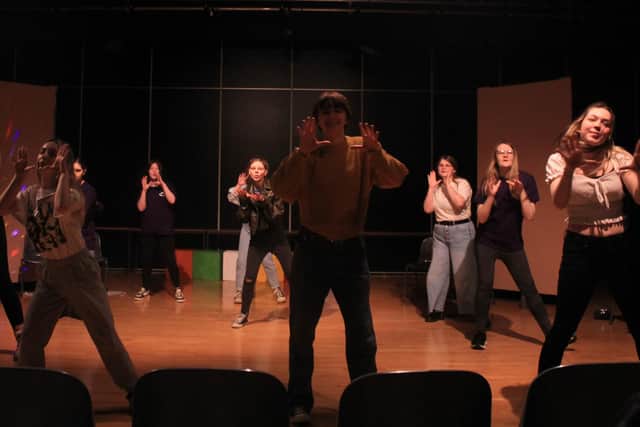 The school's drama club have been busy rehearsing for their performance at the festival in April.  (Pic: submitted)