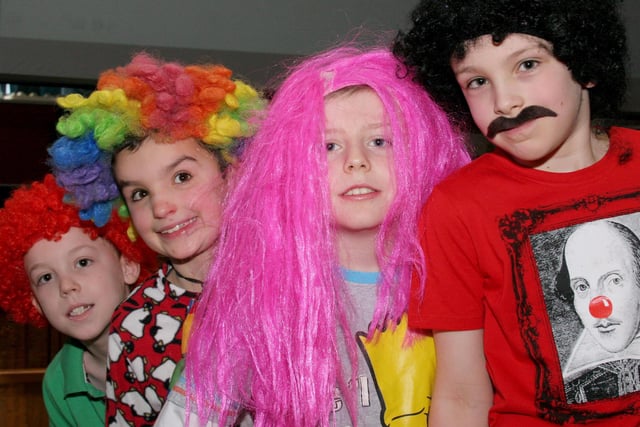 Bonnybridge Primary's pyjamma party for Comic Relief, 2011.