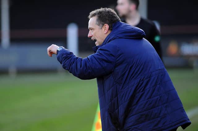 Bo'ness United manager Max Christie