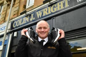Funeral director Colin Wright is taking part in this year's Strathcarron Hospice 10k