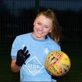 Ellie Taylor scored a hat-trick on the day (Picture: Ian Sneddon)