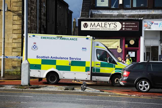 Emergency services at the scene (Pic: Michael Gillen)