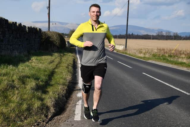 John Goacher of A+G Vets, who is running Paris Marathon on April 3 for Cancer Research UK. Pics: Michael Gillen