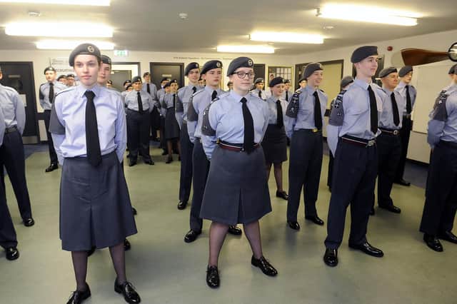 Regional Commandant for the Air Training Corps Scotland and Northern Ireland Region, Jim Leggat visited the squadron in 2018.