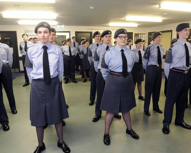 Regional Commandant for the Air Training Corps Scotland and Northern Ireland Region, Jim Leggat visited the squadron in 2018.