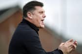 Danny Smith watching his team's win over Hutchison Vale (Pics Alan Murray)