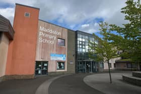 The extension to Maddiston Primary School went £1 million over budget. Pic: Michael Gillen
