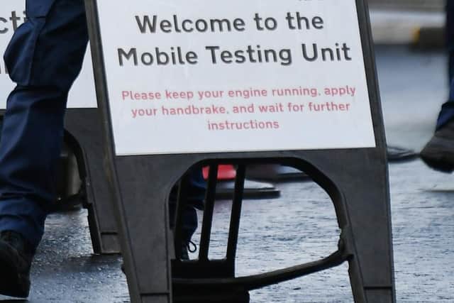 A new mobile testing centre will be set up in Grangemouth in response to an increase in positive COVID-19 cases in the area