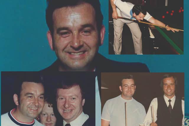 Bob McCabe was a talented snooker player who took on the very best in the sport during his career - including World Champions Dennis Taylor and John Spencer
(Picture: Submitted)