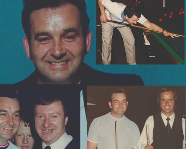 Bob McCabe was a talented snooker player who took on the very best in the sport during his career - including World Champions Dennis Taylor and John Spencer
(Picture: Submitted)