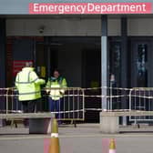 Forth Valley Royal Hospital Accident and Emergency entrance (Pic: Michael Gillen)
