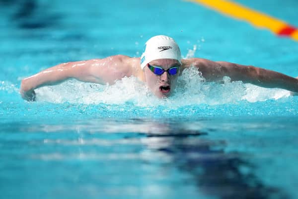 Duncan Scott in action yesterday (Photo: Martin Rickett/PA Wire)