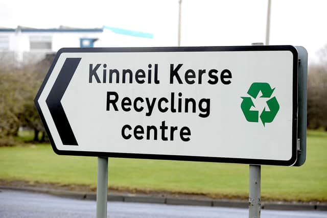The changes will affect Kinneil Kerse and Roughmute recycling centres.