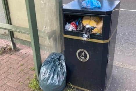 Residents have complained about overflowing bins