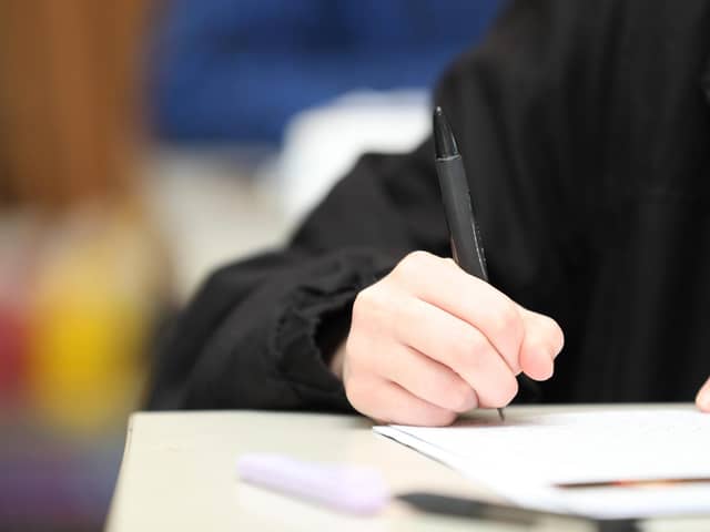 Pupils said the found the exam process "stressful"